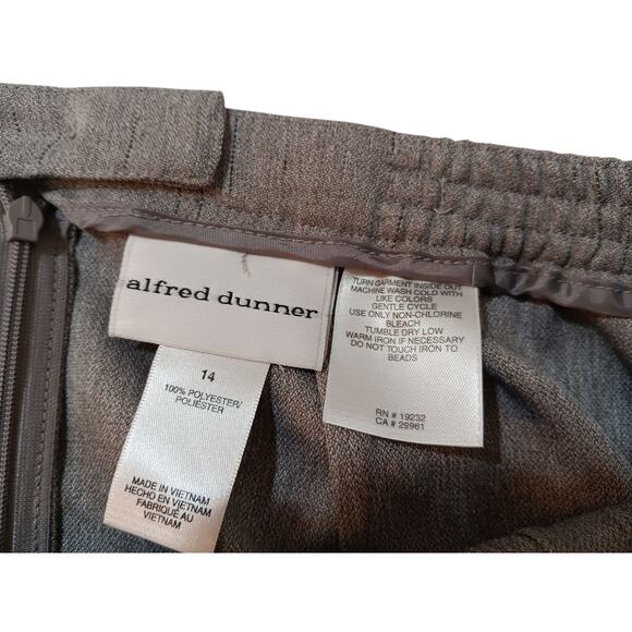 ALFRED DUNNER Embroidered Suit LG 12/14 Jacket Skirt Career Office Dressy Event - Picture 13 of 16
